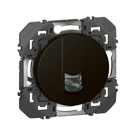 Prise multimédia RJ45 catégorie6 STP dooxie composable noir LEGRAND 600575
