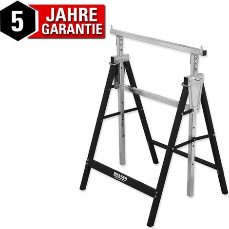 WALTER Unterstellbock höhenverstellbar 200kg Tragfähigkeit Höhe 80-130cm (1/5)