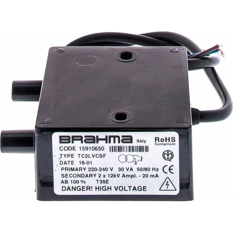 Transformateur Brûleur Chaudière Gasoil BRAHMA TC2L VCA