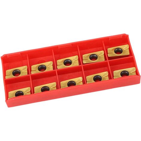 10 pièces plaquettes de fraisage APMT1604 carbure cémenté pour tournage au tour dureté 15-50 HRC (1/5)