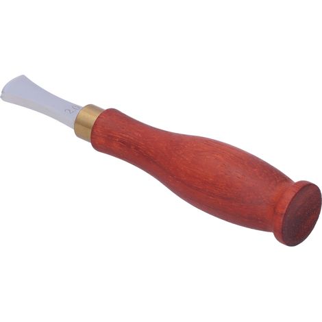 Couteau à rainurer cuir 2,0mm, outil de marquage bord, lisseur sillon, estompeur pliure, accessoire bricolage pour cuir, rainureuse bordure fine, kit 2 pièces. (1/5)