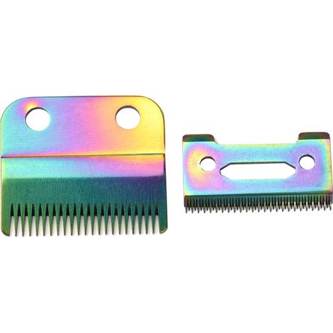 Lot de 2 têtes de coupe de rechange pour tondeuse à cheveux électrique WAHL