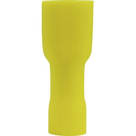 Cosse clip 6.3 mm x 0.8 mm Vogt Verbindungstechnik 3947S 180 ° entièrement isolé jaune 1 pc(s) D28030 (1/4)