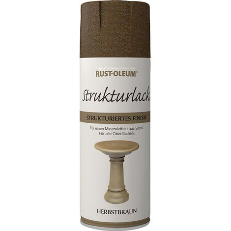 Rust-Oleum Sprüh-Strukturlack 400 ml herbstbraun
