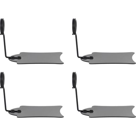 Zerodeko Clip Métallique pour Tarjetas de Precio Negro, Ligero et (1/5)