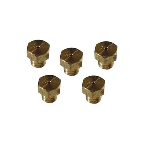 KIT 5 PEZZI UGELLI PER CUCINA GAS METANO Ø 6 MB- - per cucina gpl - 1 blister