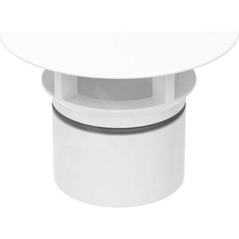 Geberit - Cache-bonde pour raccordement de lavabo Cloue, blanc alpin 241.993.11.1 (1/2)