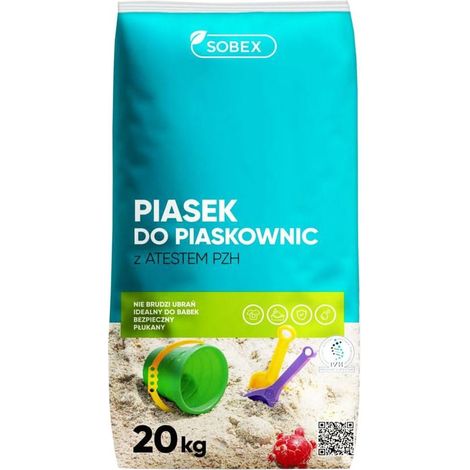 Sable pour bac à sable avec certificat 20 kg