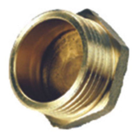 IDRAULICA-TAPPO MASCHIO 292 OTTONE GIAL D 3/4 Q.TA 10