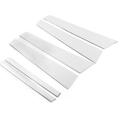 6 pièces habillage montant B vitre auto en alliage d'aluminium, cache décoratif compatible Série 7 F01 F02 2008-2014 (1/5)