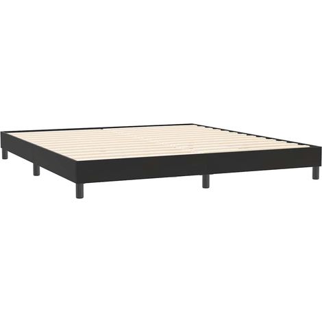 Maison Exclusive - Giroletto senza Materasso Nero 200x210 cm in Velluto