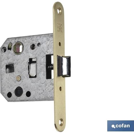 Maniglia da infilare tonda in ottone D47 E50 (Porte in Legno)