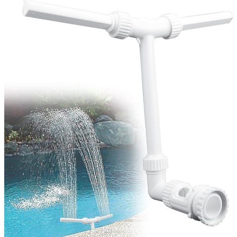 KLVGTIFS PUCascade Piscine Spray Piscine Fontaine Piscine Pulvérisateur Aérateur Réglable Hydrodynamique Piscine Cascade (1/5)