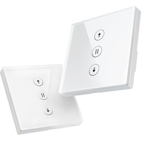 Interrupteur Volet Roulant WiFi, Interrupteur Intelligente de Stores Compatible avec / / , Contrôle de Pourcentage et Commande Vocale (Fil Neutre Requis) (1/5)