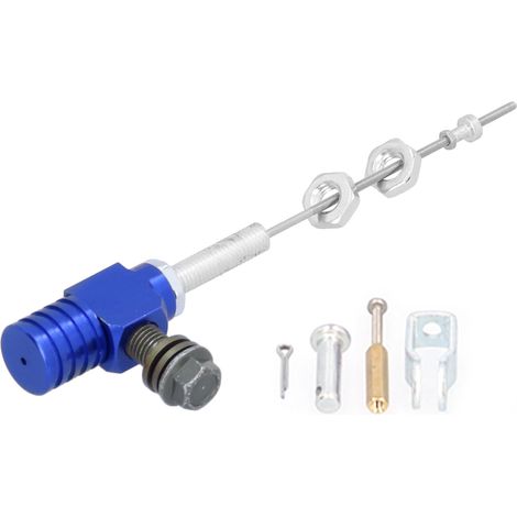 Hydraulischer Kupplungsgeberzylinder M10x1,25 mm, Aluminiumlegierung, Tuningteil für Motorrad, Quad und Dirtbike – Blau (1/5)