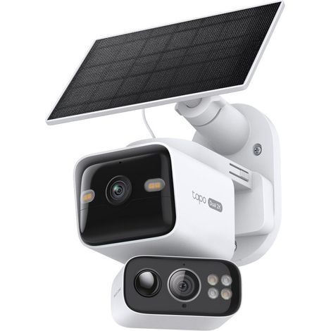 Caméra de surveillance Tp Link Kit connectée Tapo TC93D V1 extérieure Blanc + Panneau solaire (1/5)