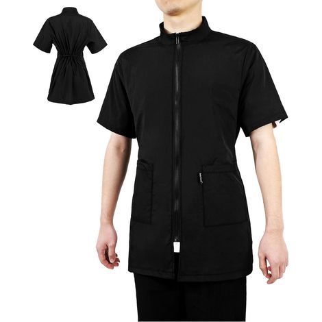 Tablier de Toilettage pour Chiens Lavable en Machine Blouse de Toilettage Respirante Veste de Barbier pour Hommes Vêtement de Travail pour Animaux Adapté aux Salons (1/5)