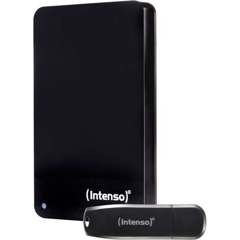 Disque dur portable 2,5 pouces - HDD 3,2 + USB - INTENSO - 2 To + 64 Go (1/3)