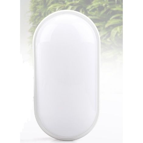 TrAdE Shop Traesio - Applique Plafoniera Led Lampada Ovale Tartaruga Esterno Interno A Parete 15w - (1/5)