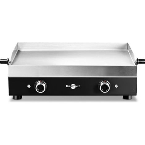 Krampouz – Plancha électrique inox 3200W – Surface de cuisson 64 x 33 cm – Pour intérieur et extérieur – Garantie 2 ans