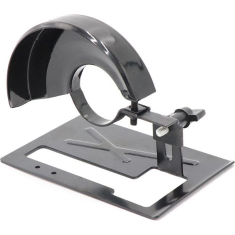 Meuleuse d'angle, Machine à découper, Base de roue en acier, bouclier de protection de sécurité, couverture pour le travail du bois (1/5)
