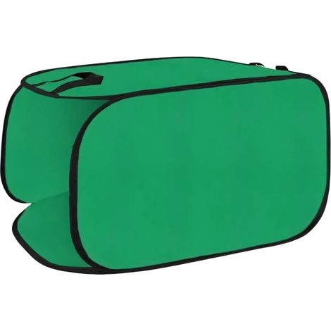 Sac à déchets de jardin avec poignées, sacs de jardinage pliables pour feuilles avec 4 clous de sol, poubelle pour pelouse, cour, pliable (1/5)