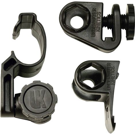 UK Underwater Kinetics 514819 Supporto per casco Tutte le 3AA/4AA di UK Nero (1/2)
