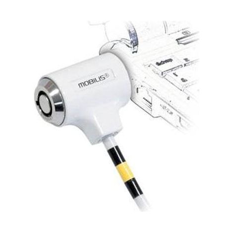 Serrure de Sécurité pour Ordinateurs Portables et PC, câble en acier avec serrure, 2 clés incluses. (1/2)