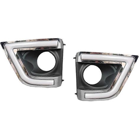 Faros antiniebla delanteros LED para Toyota Corolla 2014-2016, luces de circulación diurna e intermitentes. Accesorios. (1/5)