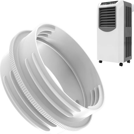 Adjustable Exhaust Coupler, Flexible Hose Adapter, Secure Cooling Connector, Air Conditioner Extension Accessory, Patio Balcony Vent Duct Kit, AC Parts for Garden, Office, Bedroom (1/5)