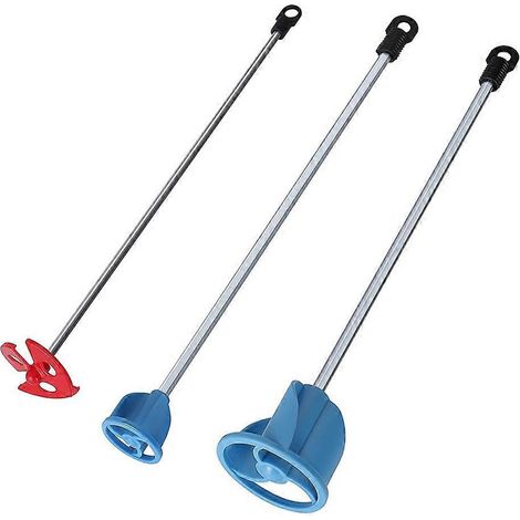 3er-Pack Rührflügel für Farben, Epoxidharz, Spachtelmasse und Keramikglasur