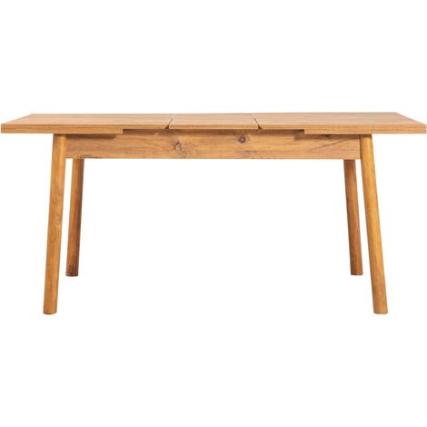 Table à manger AUCUNE SANTIAGO extensible rectangulaire 120/153x75x77 cm Pin Atlantique (1/5)
