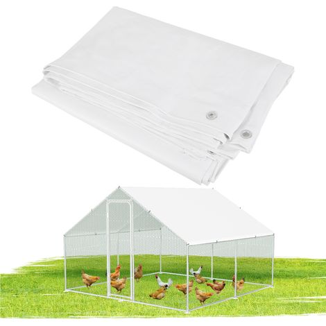 Randaco Bâche PE 23,43 cm Couverture de poulailler imperméable pour volaille