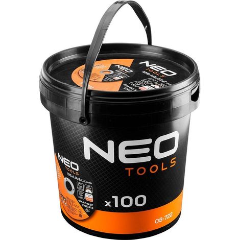 Neo Tools Disque à découper 125 x 1,0 x 22,2 mm Pack 100 (1/2)