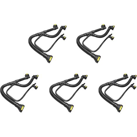 Adecuado para 5 mangueras de ventilación del cárter del motor del automóvil de varios tamaños (206, 207, 307, 308, 408, 1.6, 16V, 1192W, 0.9675884280).