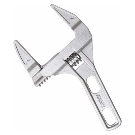 Adjustable Wrenches 6-68mm Wide Jaw Wrench Bathroom Spanner Aluminum Alloy Hand Tools for Tightening or Loosening Nuts and Bolts (1/4)