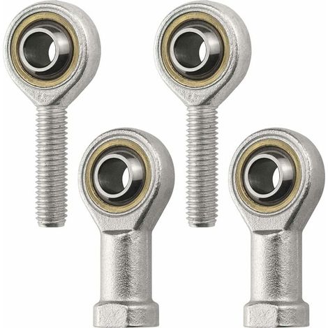 M8 Roulement d'extrémité de tige Féminine Extrémité Tige Roulement Joint Mâle Filetage Droite Bronze Liner Performance Embout À Rotule(4PCS)-LIAIKI (1/5)