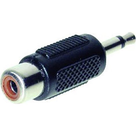 TRU COMPONENTS  Klinken-Adapter Klinkenstecker 3.5 mm - Cinch-Buchse Mono Polzahl:2 1 St.