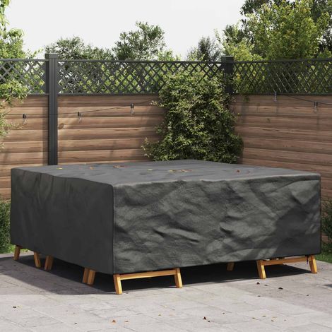 Funda para muebles de exterior Negro 200 x 200 x 90 cm 600D