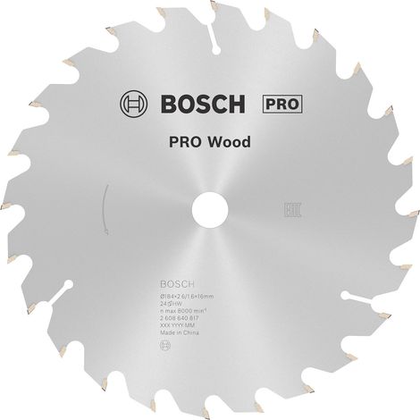 Lame de scie circulaire OP WO H 184x16-24 BOSCH 2608640817