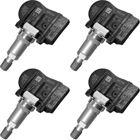 4 capteurs TPMS 433 MHz pour voiture, système de surveillance de la pression des pneus 407000435R pour Fluence (1/4)