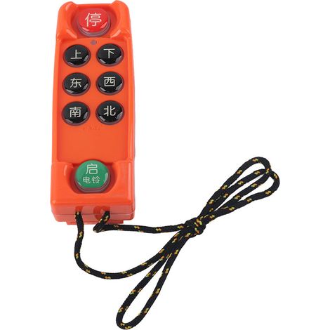 Télécommande sans fil industrielle avec émetteur-récepteur et 400 canaux, 12 V-36 V (1/5)