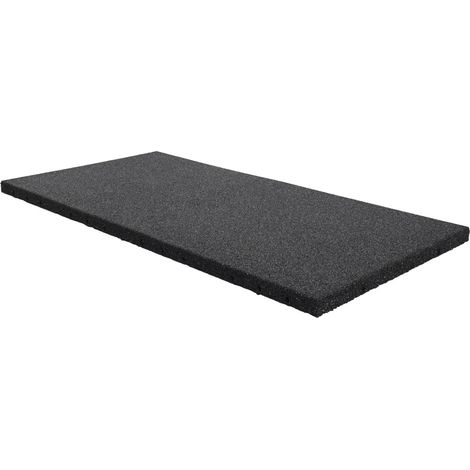 Vivol – Dalle en caoutchouc SBR 50 x 100 cm – Épaisseur 30 mm – Antidérapante et résistante aux intempéries – Pour passage sur toit plat
