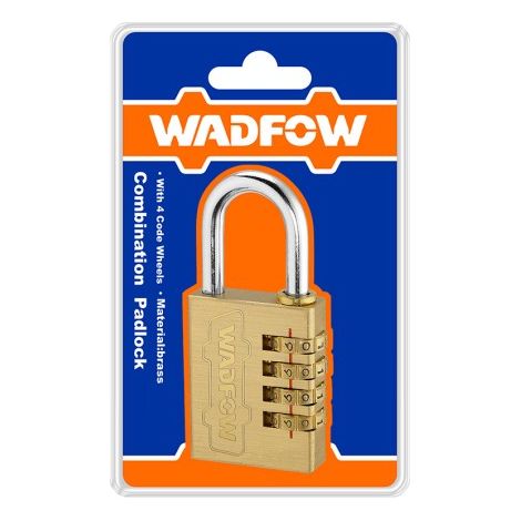 WADFOW Vorhängeschloss mit 4-stelliger Zahlenkombination, WADFOW (1/3)