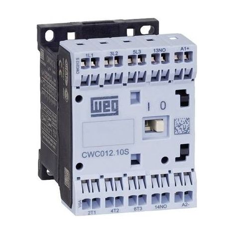 WEG CWC09-01-30D24S Contattore 3 NA 4 kW 230 V/AC 9 A con contatto ausiliario 1 pz. (1/2)