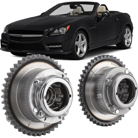 Une paire d'engrenages d'actionneur de réglage d'arbre à cames 2710501400 et 2710501500 convient aux Mercedes-Benz Classe C W204, C250, Classe SLK R172 et SLK250 (surpoids). (1/5)
