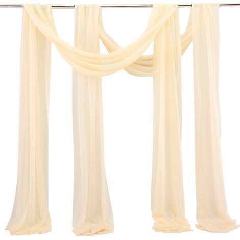 de mariage en mousseline draperie décoration d arche de