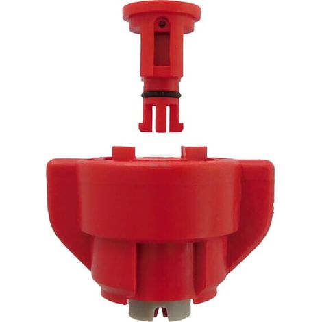 Ugello per iniezione d'aria TD 60° 04 rosso/grigio ceramica Agrotop AGROTOP TD6004