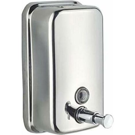 AMXCNOY Wandseifenspender für Küche und Bad, 500 ml Flüssigseifenspender, Lotionspender, Edelstahl 304 (1/4)