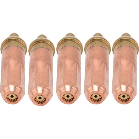5 Propan-Sauerstoff-Schneiddüsen für G01-300-Brenner, Ersatz-Schweißdüsen, Brennerverbrauchsmaterialien, 5er-Pack, Größe 1 (1/5)